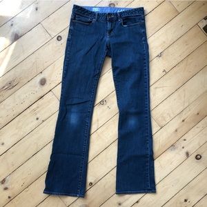 Gap 1969 Womens Sexy Boot Stretch Cotton Blue Low Rise Jeans Size 29/8 Long